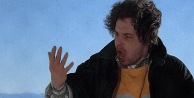 Man In Black Jacket Making Funny Face GIF