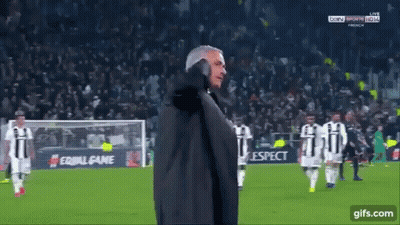 Man In Black Jacket On Soccer Field GIF