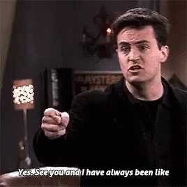 Man In Black Jacket Pointing Saying Yes See You And I Have Always Been Like GIF