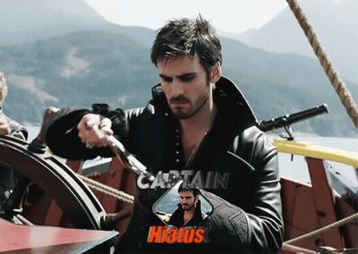 Man In Black Jacket Saying Captain GIF