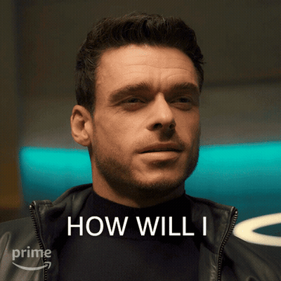 Man In Black Jacket Saying How Will I GIF