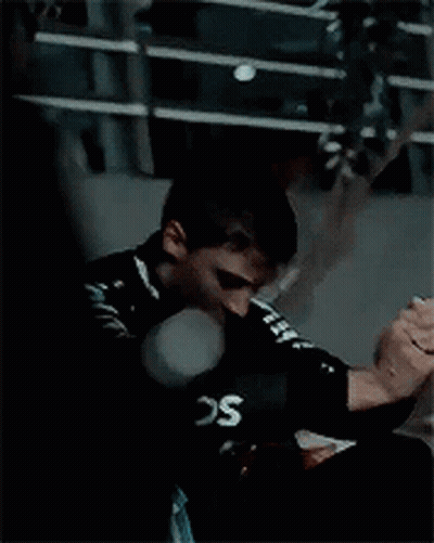 Man In Black Jacket Saying Neos GIF