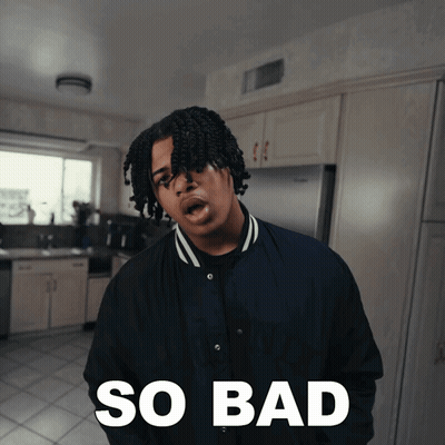 Man In Black Jacket Saying So Bad GIF
