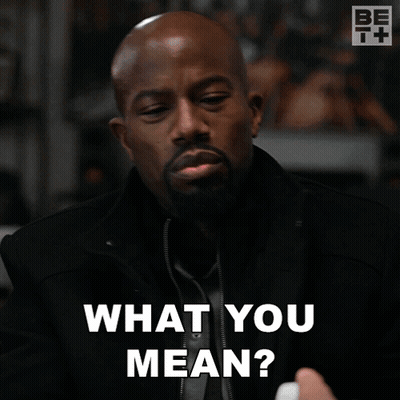 Man In Black Jacket Saying What You Mean GIF