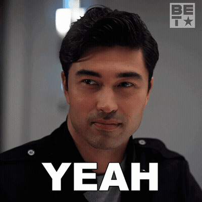 Man In Black Jacket Saying Yeah GIF