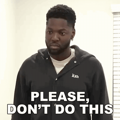 Man In Black Jacket Says Please GIF