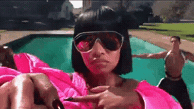 Man In Black Jacket White Car Fendi And Billz Taking Over GIF