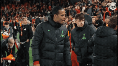 Man In Black Jacket With AXA GIF