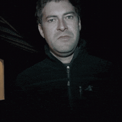 Man In Black Jacket With Letter A GIF