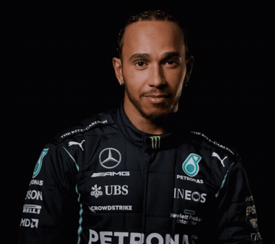 Man In Black Jacket With UBS And Ineos Sponsors GIF