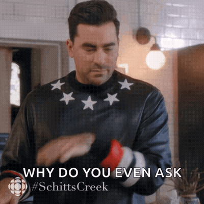 Man In Black Jacket With White Stars Says Why Do You Even Ask GIF