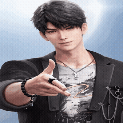 Man In Black Jacket With Z T-Shirt Giving Thumbs Up GIF