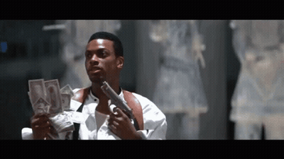 Man In Black Karate Uniform With Yellow Karate Patch GIF