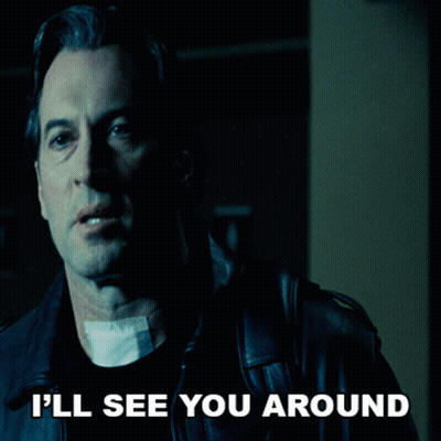 Man In Black Leather Jacket Says I'll See You Around GIF