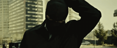 Man In Black Mask GIF
