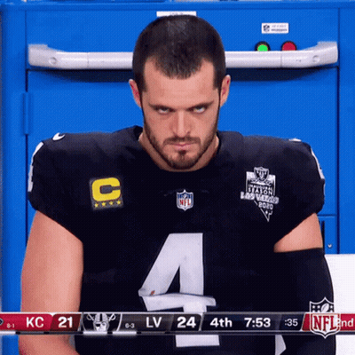 Man In Black NFL Jersey Number 1 GIF