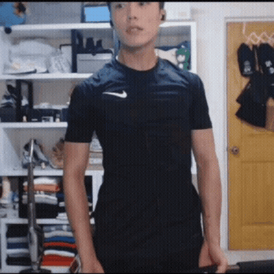 Man In Black Nike Shirt GIF