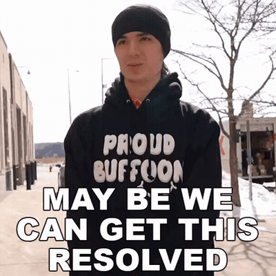 Man In Black Proud Buffoon Sweatshirt GIF