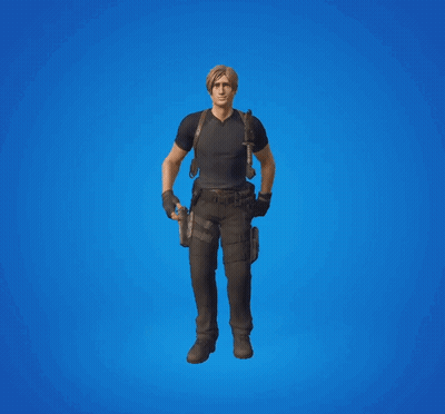 Man In Black Shirt And Brown Pants Arms Outstretched GIF