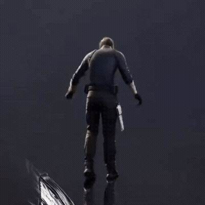 Man In Black Shirt And Pants Dancing GIF