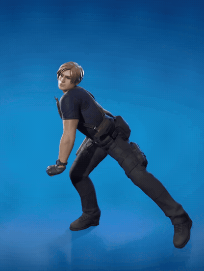 Man In Black Shirt And Pants On Blue Surface GIF