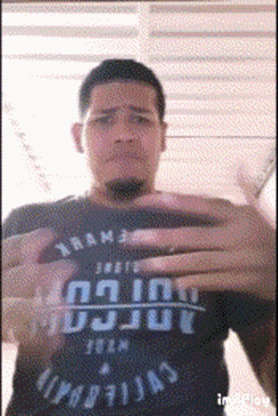 Man In Black Shirt Aram GIF