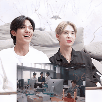 Man In Black Shirt At Apple Computer Desk GIF