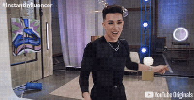 Man In Black Shirt At YouTube Originals Ad GIF