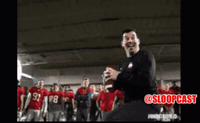 Man In Black Shirt Before Red Jersey Players 93 GIF