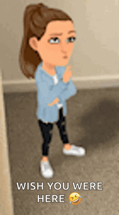 Man In Black Shirt Behind Blue Shower Curtain GIF