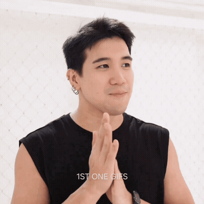 Man In Black Shirt Clapping 1St One Gifs GIF