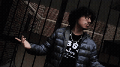Man In Black Shirt Dancing GIF