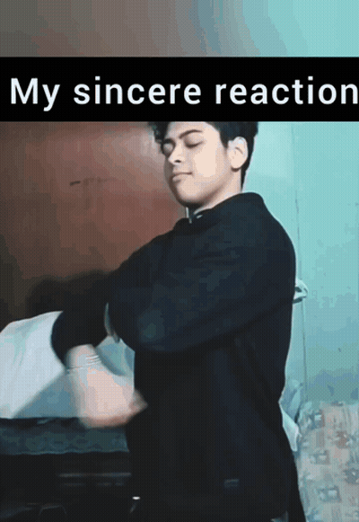 Man In Black Shirt Dancing My Sincere Reaction GIF