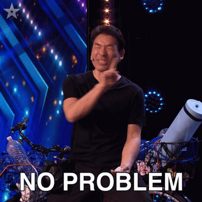 Man In Black Shirt Giving Middle Finger Saying No Problem GIF