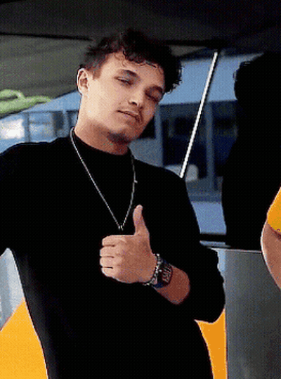 Man In Black Shirt Giving Thumbs Up GIF