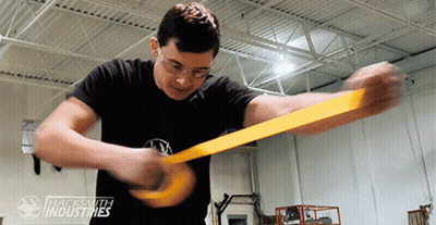 Man In Black Shirt Hacksmith Industries Measuring GIF