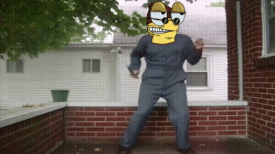 Man In Black Shirt Holding Microphone Making Funny Face GIF