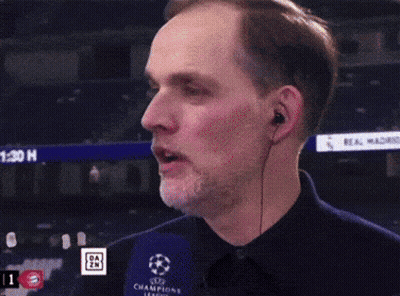 Man In Black Shirt Looking At Scoreboard 21:30 GIF
