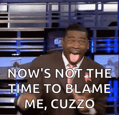 Man In Black Shirt Making A Face GIF