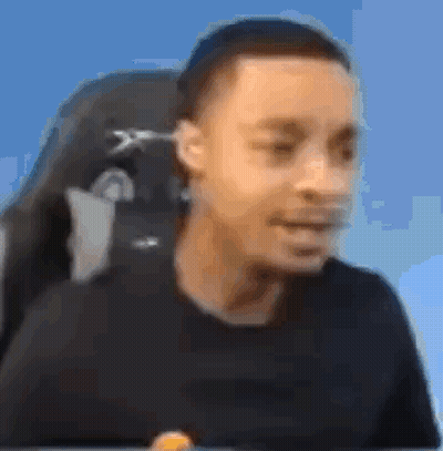 Man In Black Shirt Making Face GIF