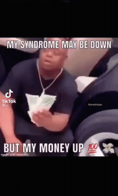 Man In Black Shirt Making Funny Face Says WTF GIF
