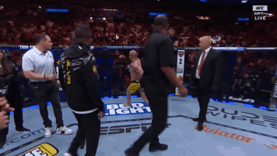 Man In Black Shirt Number 2 In Boxing Ring GIF
