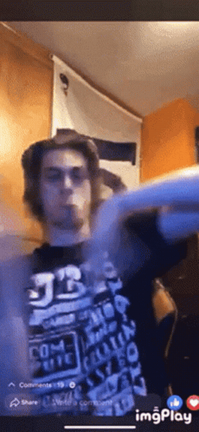 Man In Black Shirt Number 33 GIF