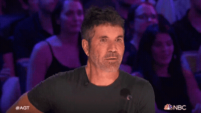Man In Black Shirt On NBC's Got Talent GIF