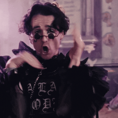 Man In Black Shirt Saying A La Ob GIF