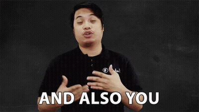 Man In Black Shirt Saying And Also You GIF