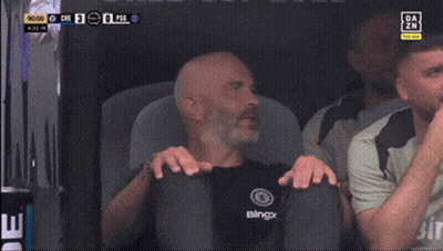 Man In Black Shirt Saying Blink GIF
