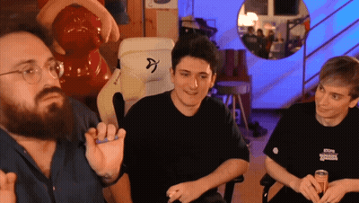 Man In Black Shirt Saying Boxing GIF