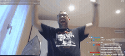 Man In Black Shirt Saying Heavy Metal GIF