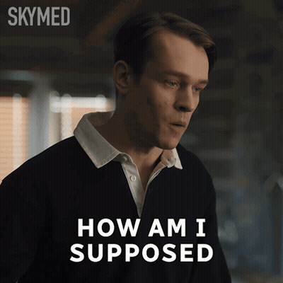 Man In Black Shirt Saying How Am I Supposed GIF